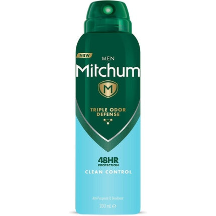Mitchum Men Triple Odor Defense Clean Control 48HR Protection Deodorant Spray 200ml