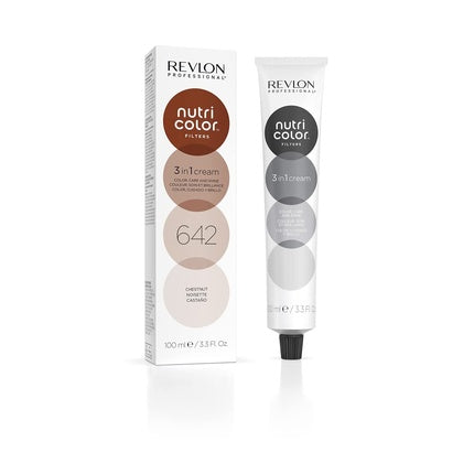 Revlon Nutri Color Filters 3 in 1 Cream Haarverf 100ml - 642 Chestnut