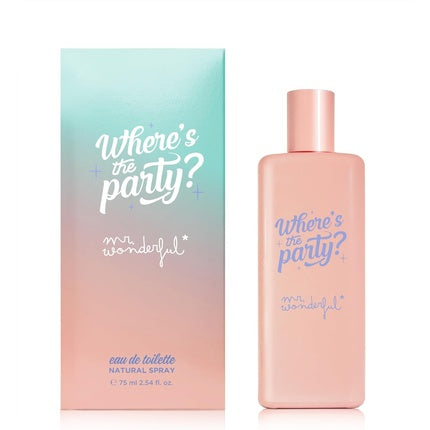 Mr. Wonderful Where's The Party? Eau de Toilette 75ml Spray