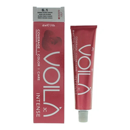 Intercosmo Voilà 3C Intense Haarverf 60ml - 6.1 Dark Ash Blonde