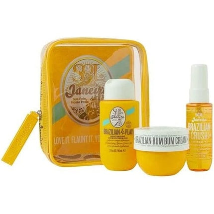 Sol De Janeiro Bum Bum Jet Geschenkset 50ml Brazilian Bum Bum Body Cream + 90 Shower Gel + 30ml Cheirosa '62 Body Mist