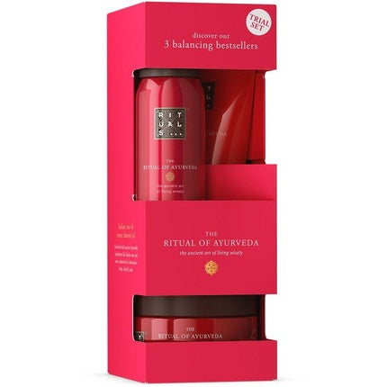 Rituals The Ritual of Ayurveda Geschenkset 70ml Bodycrème + 125g Body Scrub + 50ml Foaming Douchegel