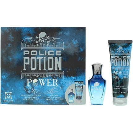 Police Potion Power Geschenkset 30ml EDP + 100ml Douchegel