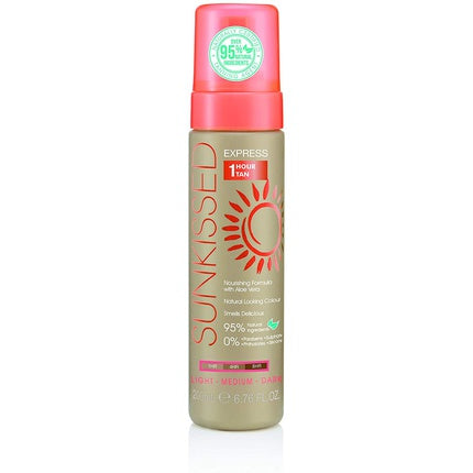 Sunkissed 95 Percent Natural Express 1 Hour Tan Mousse 200ml
