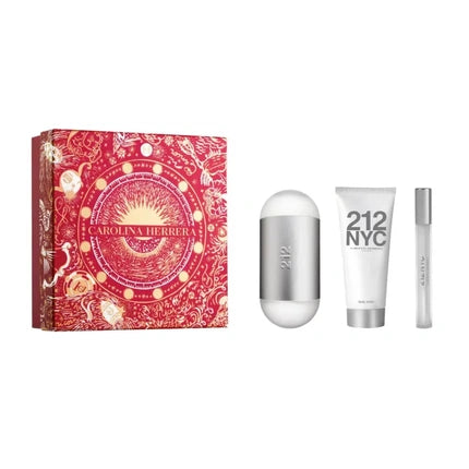 Carolina Herrera 212 NYC Geschenkset 100ml EDT + 100ml Body Lotion + 10ml EDT