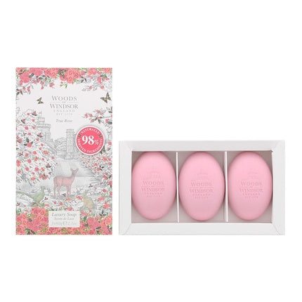 Woods Of Windsor True Rose Zeep 60g - 3 Stuks