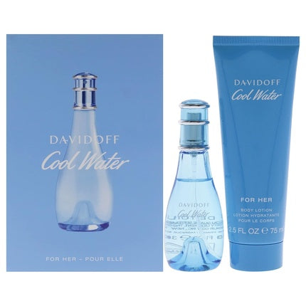 Davidoff Cool Water Geschenkset 30ml EDT + 75ml Bodylotion