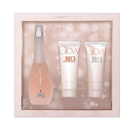 Jennifer Lopez Glow Geschenkset 100ml EDT +  75ml Body Lotion + 75ml Douchegel