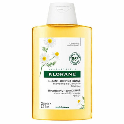 Klorane Brightening Blonde Hair Shampoo 200ml - With Chamomile
