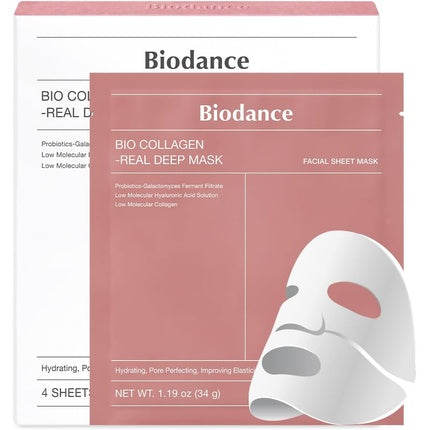 Biodance Bio-Collagen Real Deep Sheet Maskers 4 x 34g