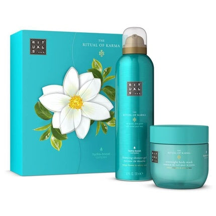 Rituals The Ritual of Karma Gift Set 125ml Overnight Body Mask + 200ml Foaming Shower Gel
