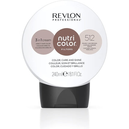 Revlon Professional Nutri Color Filters 240ml - 512 Pearly Ash Brown