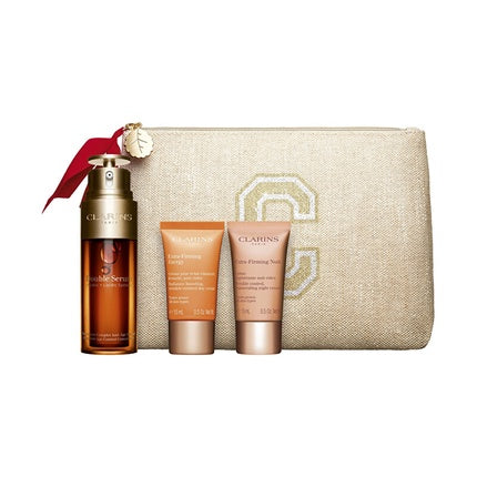 Clarins Double Serum Geschenkset 50ml Double Serum + 15ml Extra Firming Energy + 15ml Extra Firming Nuit + 0.9ml Double Serum Eye