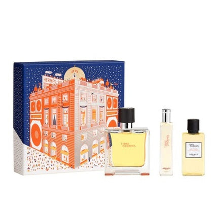 Hermès Terre d'Hermès Gift Set 75ml Parfum + 15ml Parfum + 40ml Shower Gel