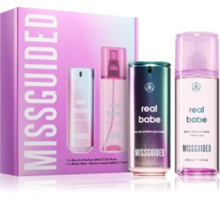 Missguided Real Babe Gift Set 80ml Eau de Parfum + 220ml Body Mist