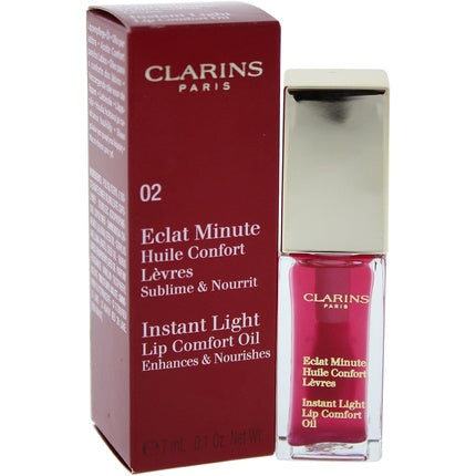 Clarins Instant Light Lip Comfort Oil 7ml - 02 Raspberry