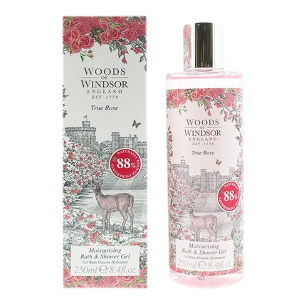 Woods of Windsor True Rose Moisturising Bad- & Douchegel 250ml