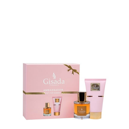 Gisada Ambassador Women Geschenkset 50ml EDP + 100ml Douchegel