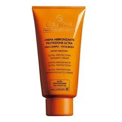 Collistar Ultra Protection Tanning Cream voor het Gezicht en Lichaam SPF30 150ml