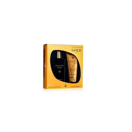 Instituto Español Posseidon Gold Men Geschenkset 100ml EDT Spray + 100ml Aftershave