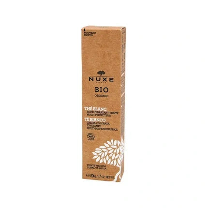Nuxe Bio Organic White Tea Multi-Perfecting Tinted Gezichtscrème 50ml - Lichte Huidskleur