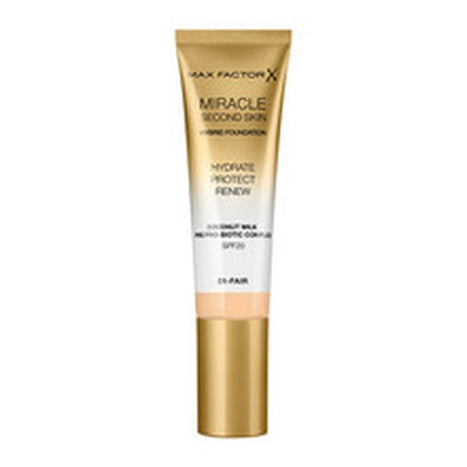 Max Factor Miracle Touch Second Skin Foundation SPF20 30ml - 4 Light Medium