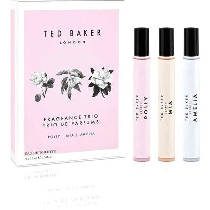 Ted Baker Trio Geschenkset 15ml Mia EDT + 15ml Polly EDT + 15ml EDT Amelia
