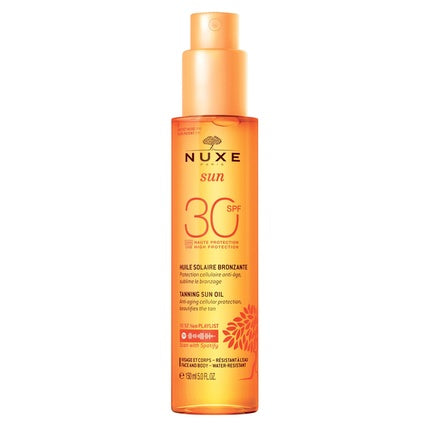 Nuxe Sun Huile Bronzante Haute Protection Tanning Oil High Protection SPF30 150ml