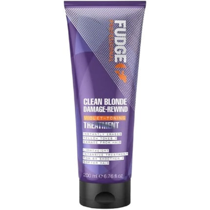 Fudge Clean Blonde Damage Rewind Violet Toning Treatment 200ml