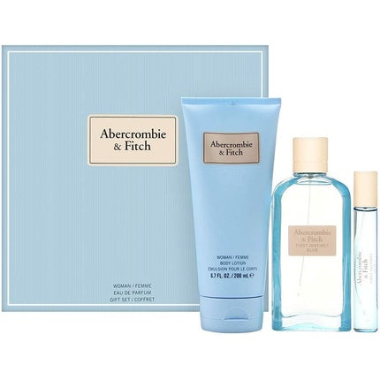 Abercrombie & Fitch First Instinct Blue for Her Geschenkset 100ml EDP + 15ml EDP + 200ml Body Lotion