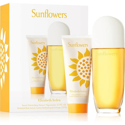 Elizabeth Arden Sunflowers Geschenkset 100ml EDT + 100ml Body Lotion