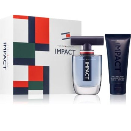Tommy Hilfiger Impact Geschenkset 100ml EDT + 100ml Hair & Body Wash + 4ml EDT