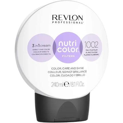 Revlon Nutri Color Filters 3 in 1 Cream Haarverf 240ml - 1002 Pale Platinum