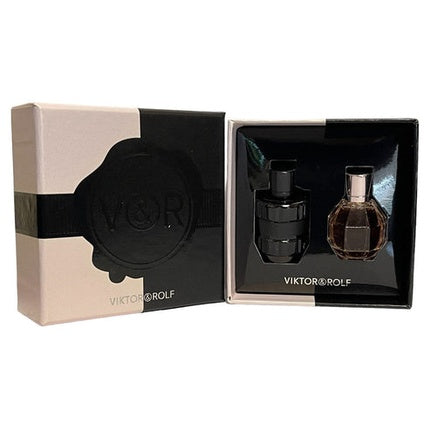 Viktor & Rolf Geschenkset 7ml FlowerBomb EDP + 7ml Spicebomb EDT