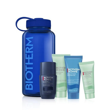 Biotherm Power Drop Set Roll on deo 75ml + Cleanser 40ml + Showergel 40ml + Advanced Gel 20ml + Water bottle