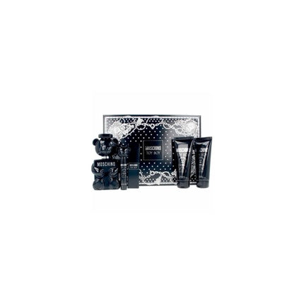 Moschino Toy Boy Geschenkset 100ml EDP + 100ml Bad- & Douchegel + 100ml Aftershave Balsem + 10ml EDP