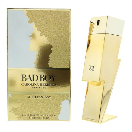 Carolina Herrera Bad Boy Gold Fantasy Eau de Toilette 100ml Spray