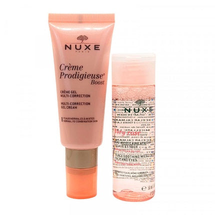 Nuxe Crème Prodigieuse Gift Set 40ml Multi Correction Gel-Cream + 50ml Micellar Water