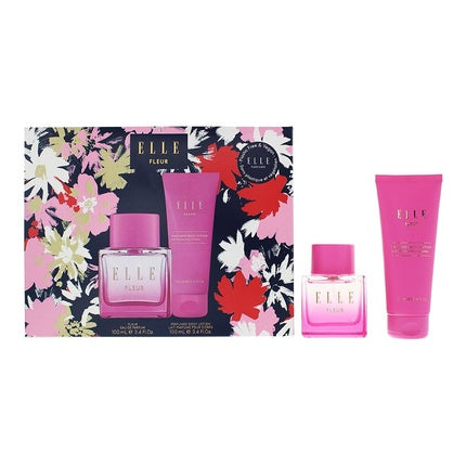 Elle Fleur Geschenkset 100ml EDP + 100ml Body Lotion