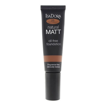 IsaDora Natural Matt Oil-Free Foundation 35ml - 25 Mocha