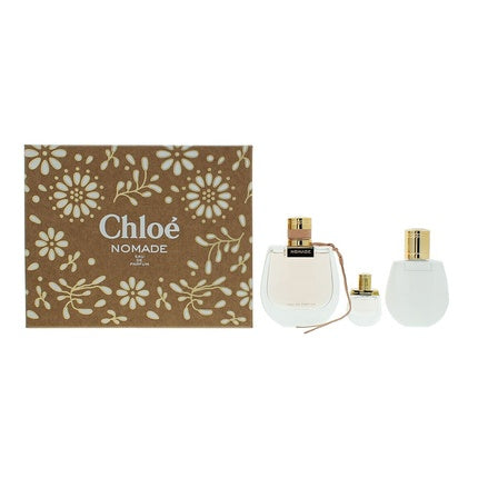 Chloé Nomade Geschenkset 75ml EDP + 5ml EDP + 100ml Body Lotion