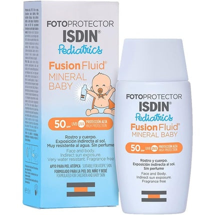 ISDIN Fotoprotector Pediatrics Fusion Fluid Mineral Baby SPF 50+ 50ml