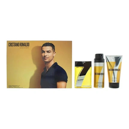 Cristiano Ronaldo CR7 Discover Geschenkset 100ml EDT + 150ml Doucehgel + 150ml Body Spray