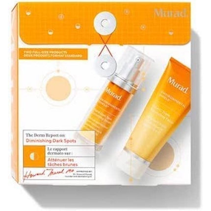 Murad The Derm Report Diminishing Dark Spots Geschenkset 30ml Correcting Serum + 80 Face Exfoliator (Deze geschenkset bevat:

1x 30ml Rapid Dark Spot Correcting Serum
1x 80ml Vita-C Triple Exfoliating Facial)