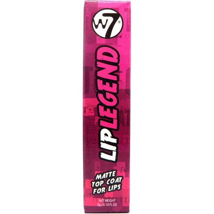 W7 Legend Matte Top Coat For Lips 3g