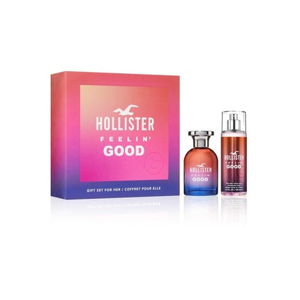 Hollister Feelin' Good For Her Geschenkset 50ml EDP + 125ml Body Mist