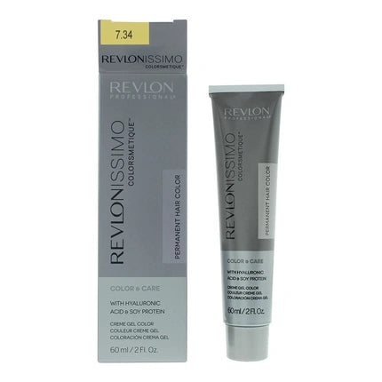 Revlon Revlonissimo Colorsmetique Haarverf 60ml - 7.34 Medium Coppery Gold Blonde