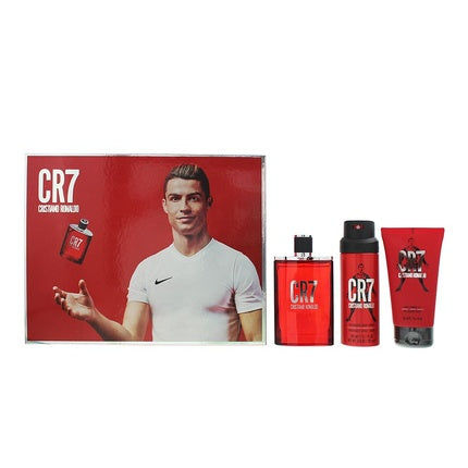 Cristiano Ronaldo CR7 Geschenkset 100ml EDT + 150ml Douchegel + 150ml Body Spray