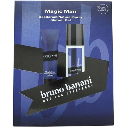 Bruno Banani Magic Man Geschenkset 75ml Deodorant Natural Spray + 50ml Douchegel