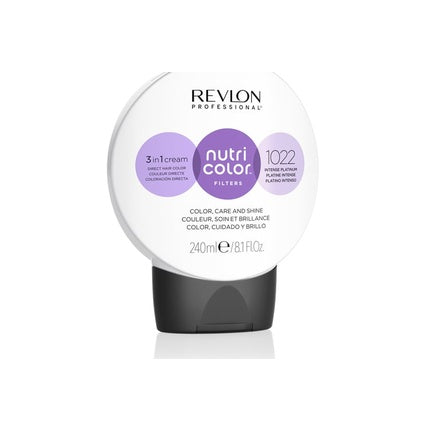Revlon Nutri Color Filters 3 in 1 Cream Haarverf  240ml -1022 Intense Platinum